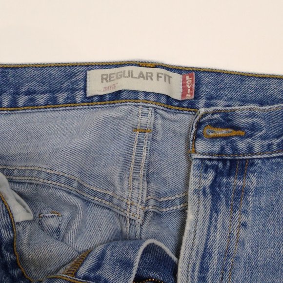 Levi's 505 Regular Fit 35x29 Men Straight Leg Mid-Rise Jeans Red Tag Vintage - Picture 5 of 8